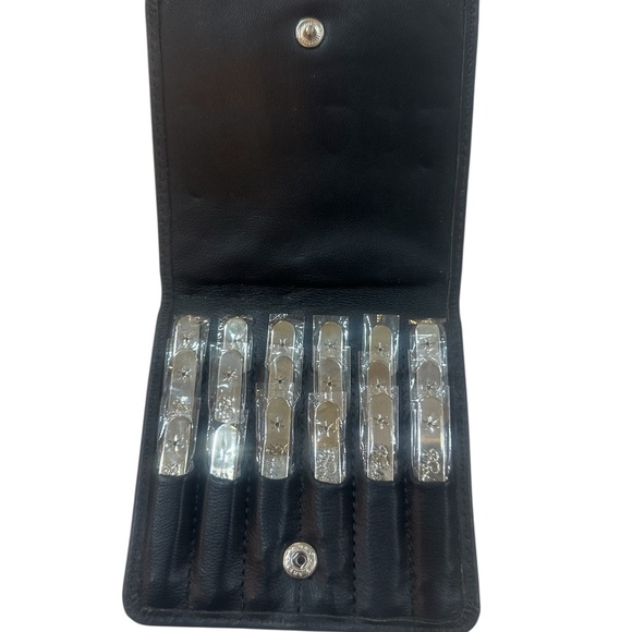 Brooks Brothers Vintage Genuine Leather Collar Stay Set - 18 Piece - Picture 6 of 16